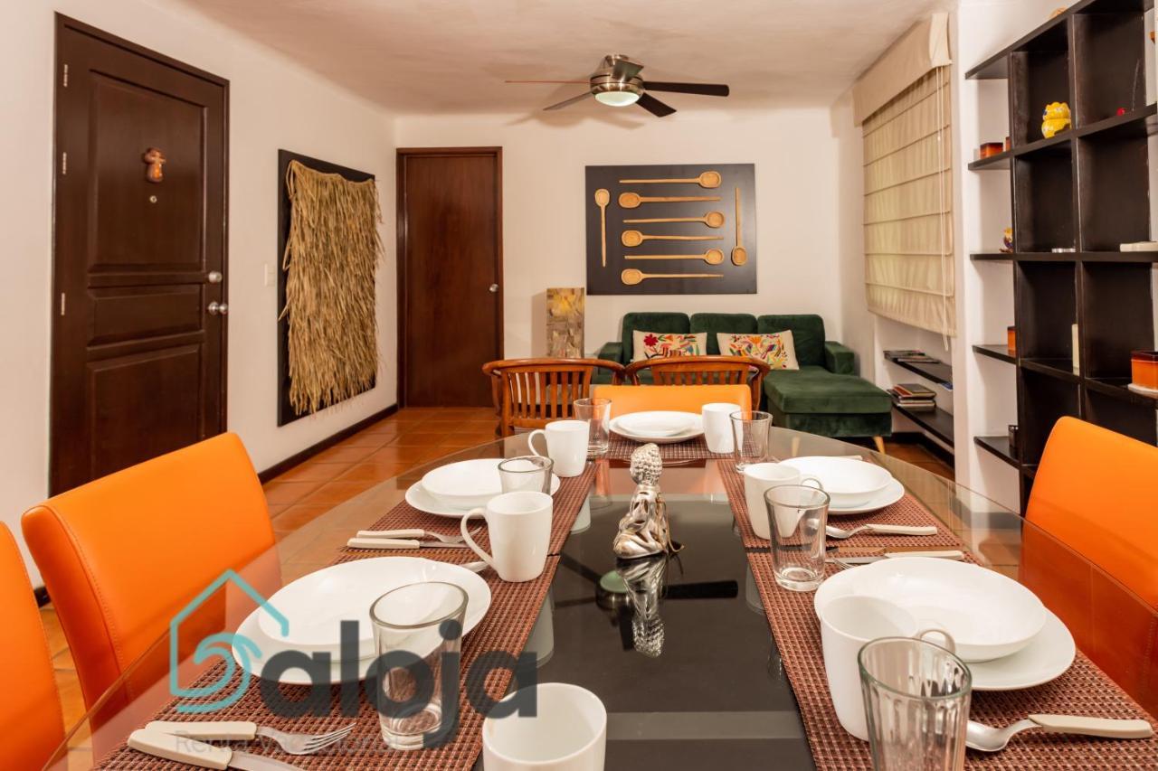 Apartamento amplio en zona ideal a 5min de WALLMART Cancún Exterior foto